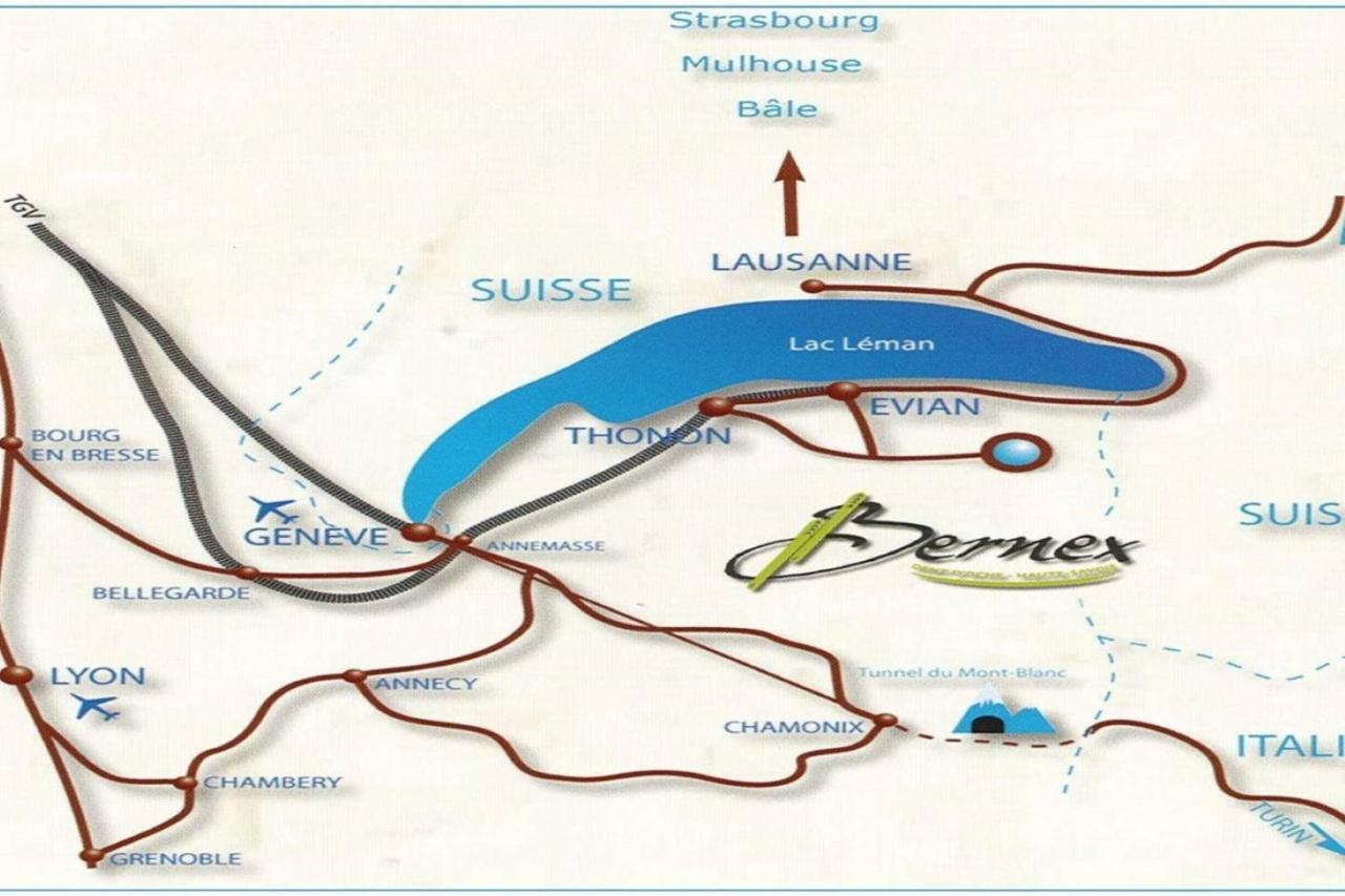 Le 67,Ski Et Randonnee,Lave Linge,Seche Linge,Parking Bernex Bagian luar foto
